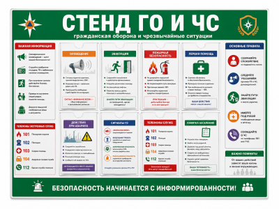 Стенд ГО и ЧС